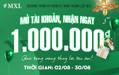 Mở tài khoản- Tặng  ngay 1 triệu đồng